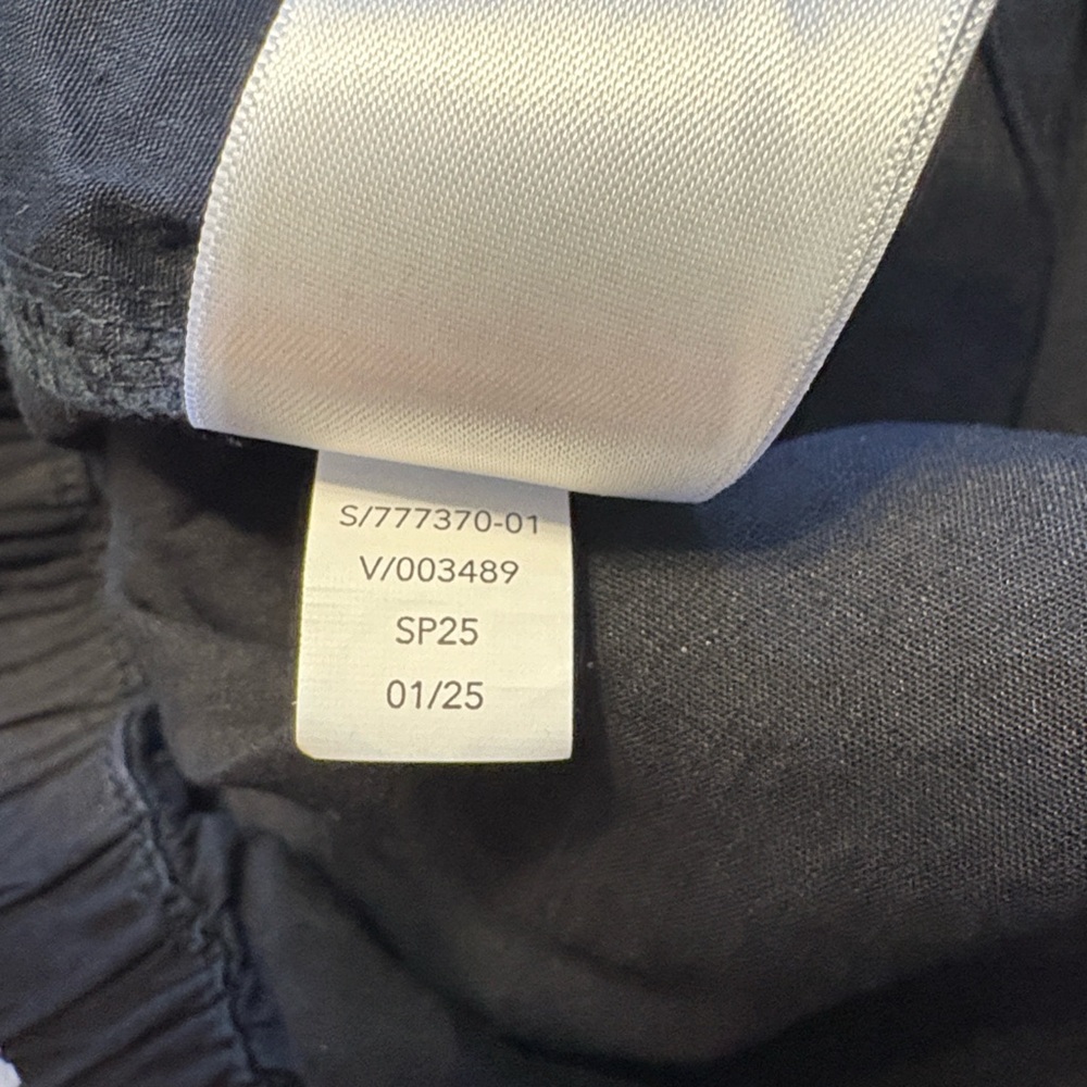 Athleta Paradise Mid Rise Straight Leg Cargo Pants M Linen Coastal Beachy NWT - Picture 11 of 11